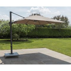 Norfolk Leisure Palermo Cantilever Parasol - 3m - Taupe