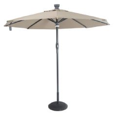 Norfolk Leisure Solar Auto Open and Closing Parasol - 2.7m