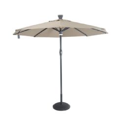 Norfolk Leisure Solar Auto Open and Closing Parasol - 3m