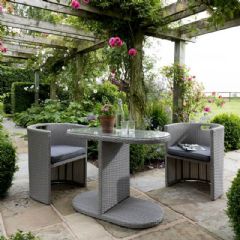 Norfolk Leisure Lifestyle Ltd Morston 2 Seater Bistro Set - Grey