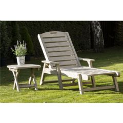 Norfolk Leisure All Mine Sun Lounger - Grey