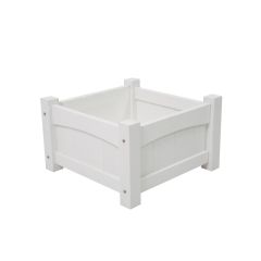 Norfolk Leisure Square Planter - White