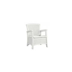 Suncast Club Storage Chair - White