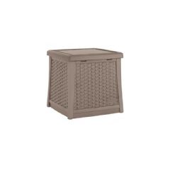 Suncast Storage 47cm Side Table - Dark Taupe