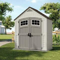 Suncast Cascade Apex Shed - W7ft x D4ft