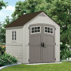 Suncast Cascade Apex Shed - W7ft x D7ft