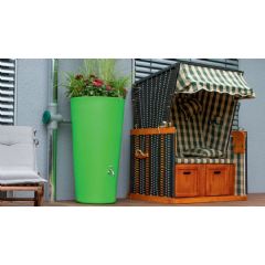 3P Technik Rainbowl Flower Water Butt - Kiwi - 150L