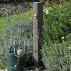 3P Technik Wooden Watering Post - Walnut