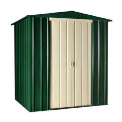 Lotus Metal Apex Shed - Heritage Green - W6ft x D3ft