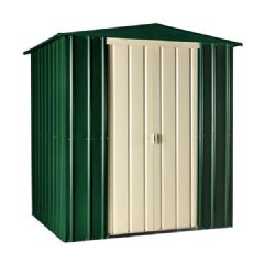 Lotus Metal Apex Shed - Heritage Green - W6ft x D5ft