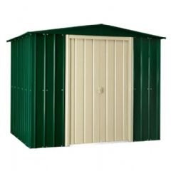 Lotus Metal Apex Shed - Heritage Green - W8ft x D5ft