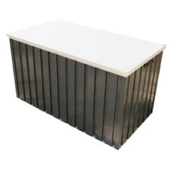 Sapphire Cushion Storage Box - Anthracite Grey - 4ft x 2ft