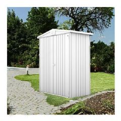 Biohort Europa Size 1 Shed - Silver - W5ft x D2.5ft