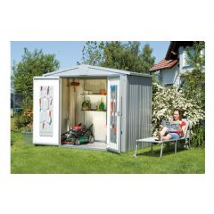 Biohort Europa Size 4 Shed - Silver - W7ft x D7ft