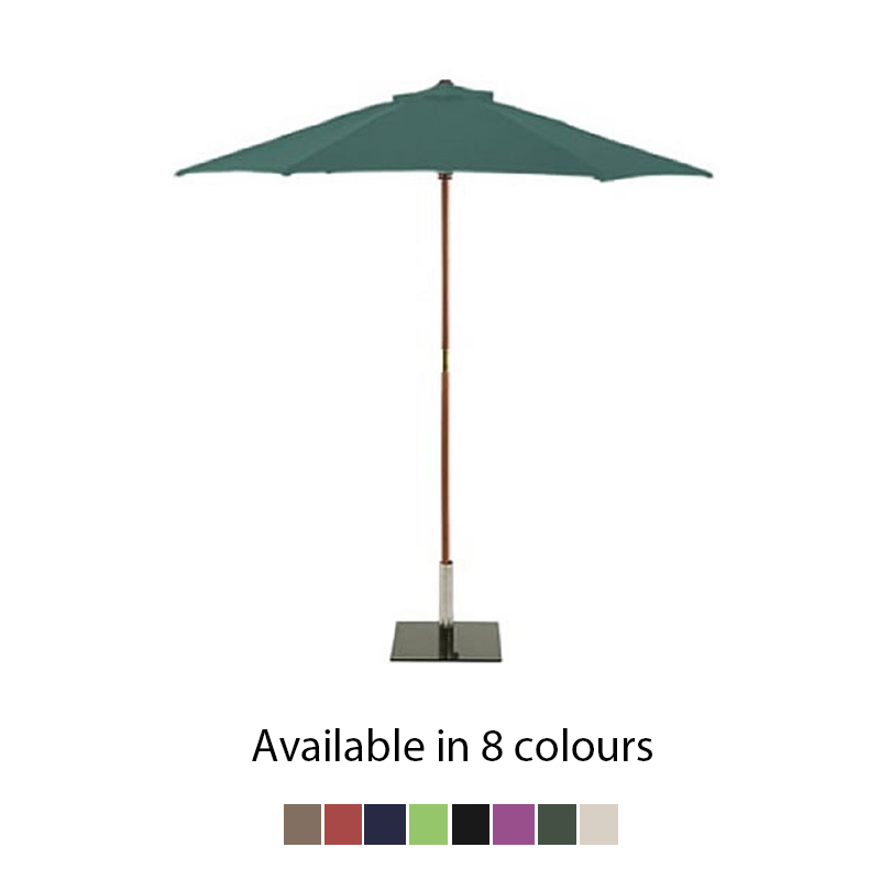 Sturdi Wooden Round Parasol - 3m
