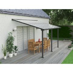Palram Olympia Patio Cover 3m x 4.25m - Grey