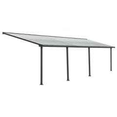 Palram Olympia Patio Cover 3m x 9.71m - Grey
