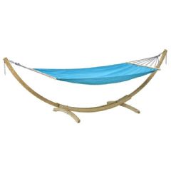 Laminvale Miami Aqua Hammock and Stand Set