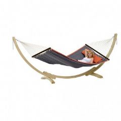 Laminvale American Dream Grey Hammock and Stand Set