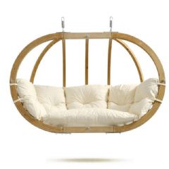 Laminvale Globo Royal Double Seater Hanging Chair in Natura