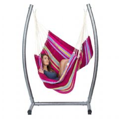 Laminvale Omega Stand and Brasil Grenadine Hammock Chair Set