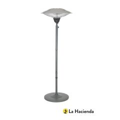 La Hacienda Grey Standing Carbon Fibre Heater 2100w