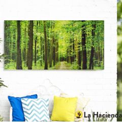 La Hacienda Forest Path Outdoor Canvas