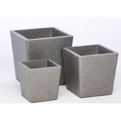 iQbana Conical Planter - Grey - Set of 3