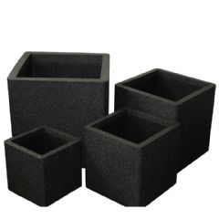 iQbana Square Planter Range - Black