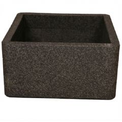 iQbana Square Planter - Black