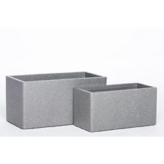 iQbana Rectangle Planter Range - Grey