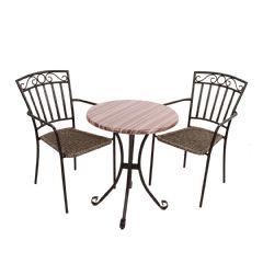 Summer Terrace Kalmar 2 Seater Bistro Set - Modena