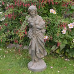 Solstice Sculptures Annie in Autumn - 84cm - Rust Effect