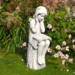 Europa Leisure Julie Reading Girl Statue