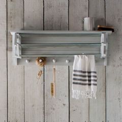 Garden Trading Extending Clothes Dryer in Chalk - Birch