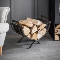 Garden Trading Lodge Folding Log Holder - Steel