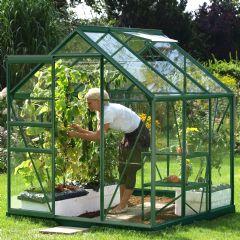 Vitavia Venus Green Frame Greenhouses - Horticultural Glass