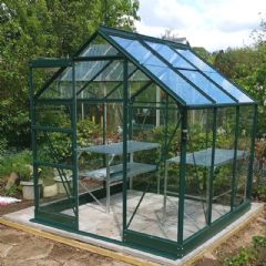 Vitavia Apollo Green Frame Greenhouses - Horticultural Glass