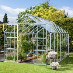 Vitavia Phoenix 11500 Greenhouse – Aluminium Frame with 3mm Horticultural Glass – 8ft x 14ft