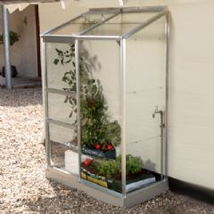Vitavia Ida Aluminium Lean-To Greenhouses - Horticultural Glass