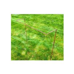 Poppyforge Straight Border Plant Support - Rust - 51cm high