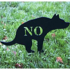 Poppyforge Dog Decorative Garden Character - Black