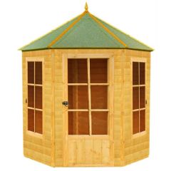 Shire Shiplap Gazebo Summerhouse - W6ft x D6ft