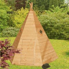 Shire Little Houses WigWam Playhouse - W7ft x D6ft