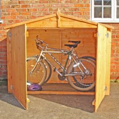 Shire Shiplap Apex Bike Store with Floor - W7ft x D2.8ft