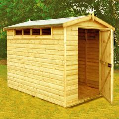 Shire Handmade Security Apex Shed - W8ft x D6ft