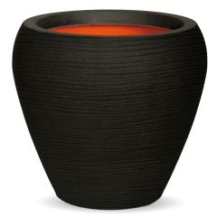 Capi Nature Vase Taper Round Ribbed Planter Range