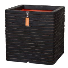 Capi Nature Square Row Planter Range - Dark Brown