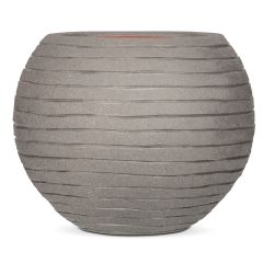 Capi Nature Vase Ball Row Planter - Grey - Diameter 62cm x H48cm