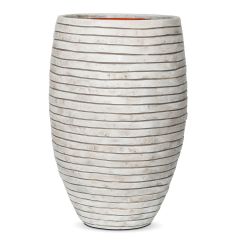 Capi Nature Vase Elegant Deluxe Row Planter Range - Ivory